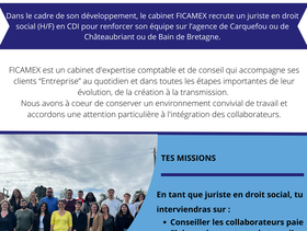Juriste en droit social H/F