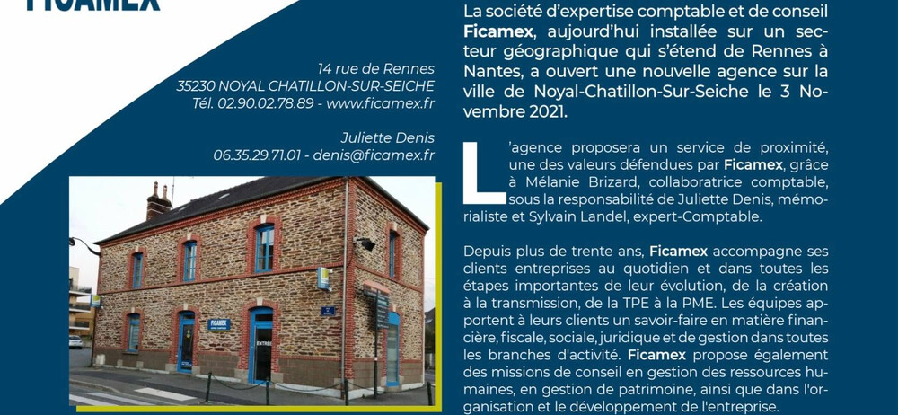 Bientôt notre nouvelle agence à Noyal Chatillon s/Seiche !